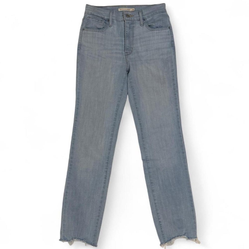 Levi's 724 High-Rise Straight Light Wash Jeans